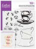 Floral Tea Cups Layering Stamp & Die Collection
