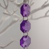 Purple Acrylic Ensiform Prism Garland ~ 50cm