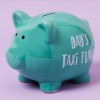 'Pennies & Dreams' Ceramic Piggy Bank - Dad's Taxi Fund