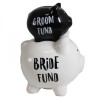 'Pennies & Dreams' Double Piggy Bank - Bride & Groom