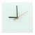 Personalisation of Square Glass Clock