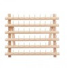 60 Spool Wooden Thread Rack Holder- Free Standing or Wall Mounted