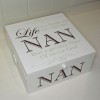 Wooden Memory Keepsake Storage Box ~ Nan