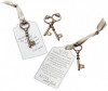 Christian Bronze Key Tags for Guest Signing