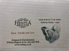 Hestia Large Glass & Mirror Butterfly T-Light Holder