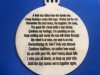 Forever in our Hearts Personalised Memorial Wooden Bauble Tree Decoration