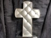 Shudehill Silver Cross Statue with crystals