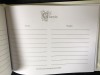 Ivory Double Heart Guest Book