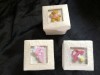 Papier Mache Baby Themed Favor Keepsake Boxes ~ Set of 3