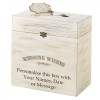Personalised Wedding Wishes Wooden Key Card Box