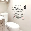 'This Is A Bathroom Not An Internet Cafe' Wall Decoration Decal Sticker