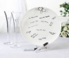 Round Guest Signing Plate