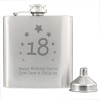 Personalised Stainless Steel Birthday 'Number' Hip Flask - 6oz