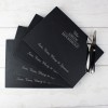 Personalised Family Slate Rectangle Placemat