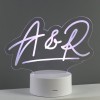 Personalised Free Text LED Colour Changing Desk / Night Light