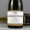 Personalised Damask Bottle of Champagne