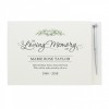 Personalised 'In Loving Memory' Hardback Memorial Guest Book & Pen Set