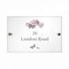 Personalised Vintage Rose Acrylic House Sign