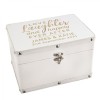 Personalised Love Laughter Leather Keepsake Box
