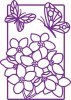 Gemini Decorative Outline Stamp and Die - Butterfly Garden
