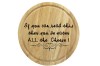 Personalised Round Cheese / Bread Board