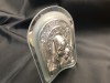 D'Lusso Home Collection Silver Madonna & Child Plaque on Glass