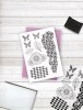 Crafters Companion Clear Acrylic Stamps ~ Flutterby Florals