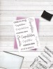 Crafters Companion Photopolymer Stamp ~ Congratulations