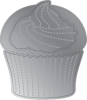 Gemini Double-Sided Layerable Topper & Image Die - Sweet Cupcake