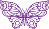 Gemini Elements Decorative Outline Topper Die - Bold Butterfly