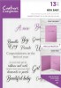Crafters Companion Sentiment and Verses Clear Stamps - New Baby