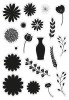 Crafters Companion Clear Acrylic Stamps - Floral Arrangements
