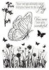 Crafters Companion Photopolymer Stamp ~ Butterfly Meadow