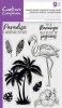 Crafters Companion Photopolymer Stamp ~ Flamingo Paradise