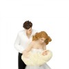Loving Couple with Baby Cake Topper