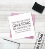 Crafters Companion Clear Acrylic Stamps ~ Gin and Tonic