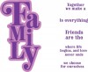 Gemini Cascading Sentiment Stamp & Die Set ~ Family