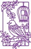 Gemini Decorative Outline Stamp and Die - A Little Birdie