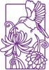Gemini Decorative Outline Stamp and Die - Majestic Hummingbird
