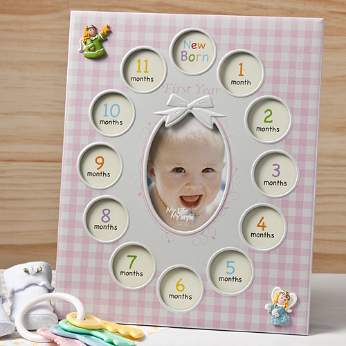 Babys 1st Year Collage Photo Frame