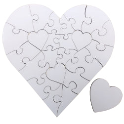 Personalised Wooden Heart Photo Jigsaw ~ Christmas, Baby, Weddings, Holidays