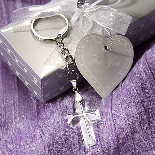 Choice Crystal Cross Key Chain