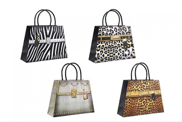 Animal Print Design Handbag Gift Bag