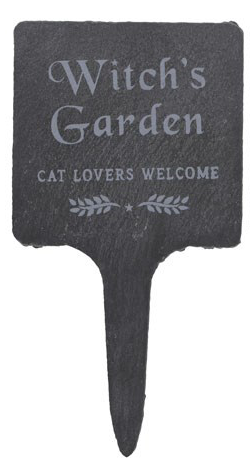 Amusing Slate Gothic Garden Signs