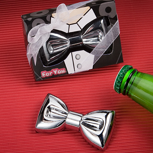 Festive Bow Tie Design Bottle Opener