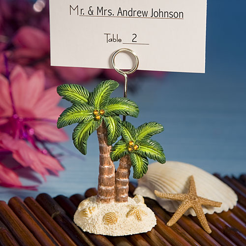 Ocean Breezes Collection Palm Tree Place Card Holders