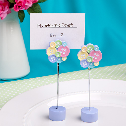 Little Buttons Design Place Card Holders Design Place Card / Photo Holder