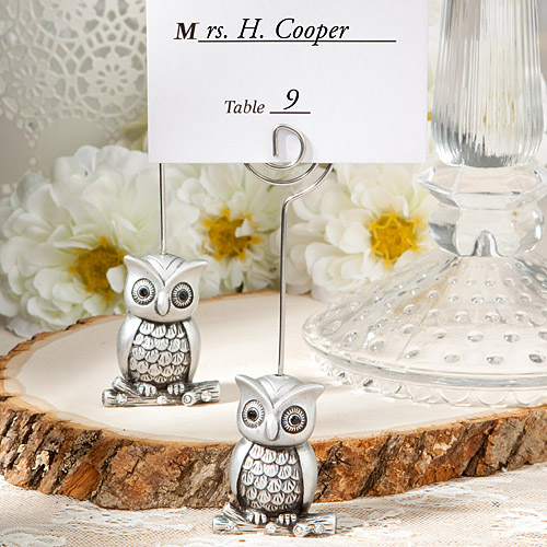 Little Owl Place Card / Photo Holder