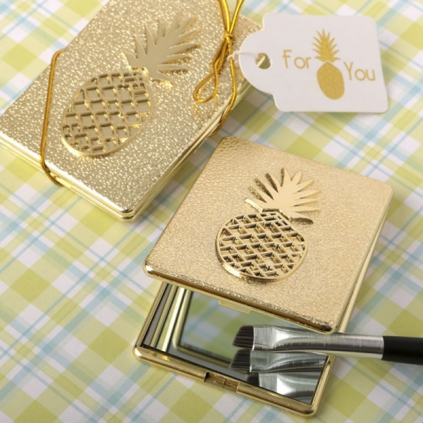 Pineapple Themed Compact Mirror