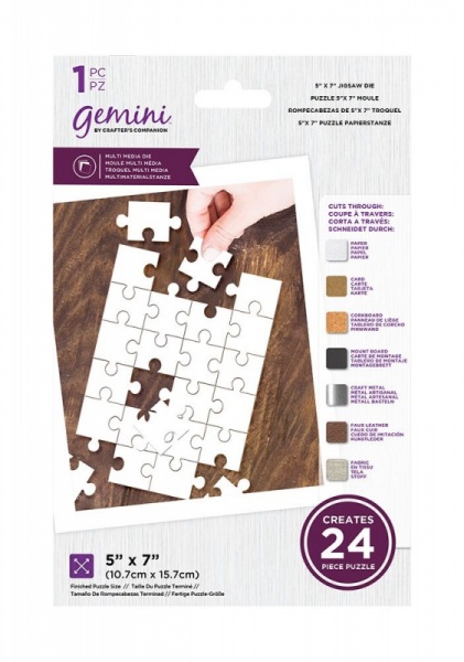 Gemini Multimedia Die - 5'' x 7'' Jigsaw